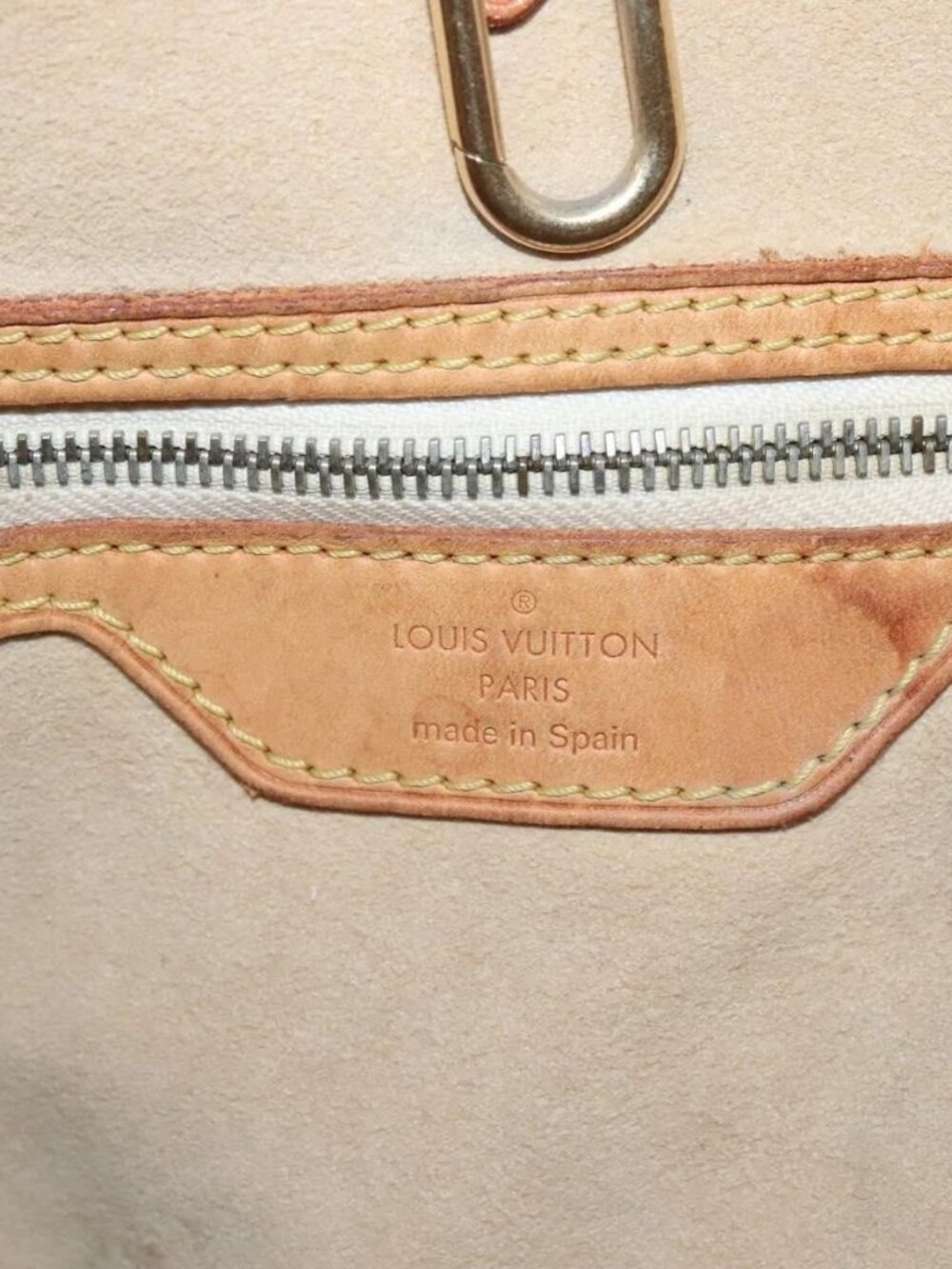 LOUIS VUITTON Damier Azur Hampstead MM Tote Bag N51206 LV Auth ep8433 - Picture 10 of 16